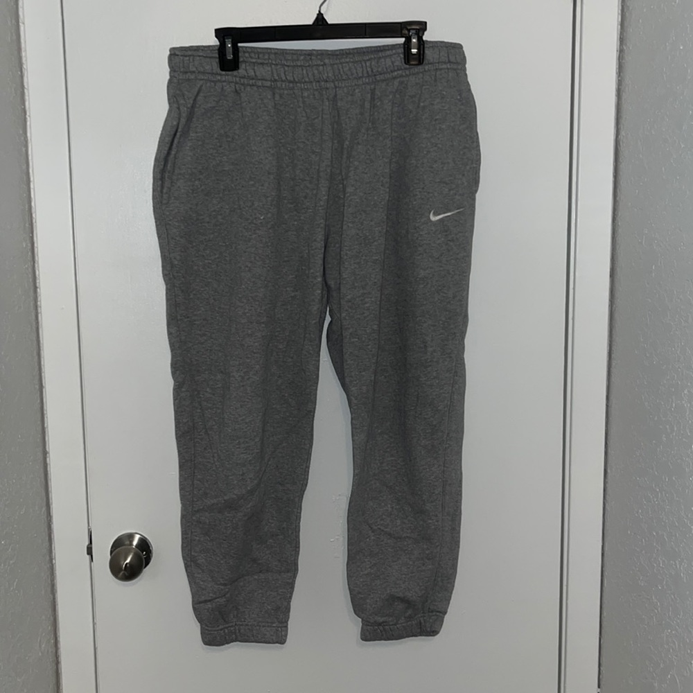 Gray & Dark Gray Nike Sweat Pants